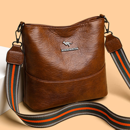 European American Simple Versatile Bucket Bag