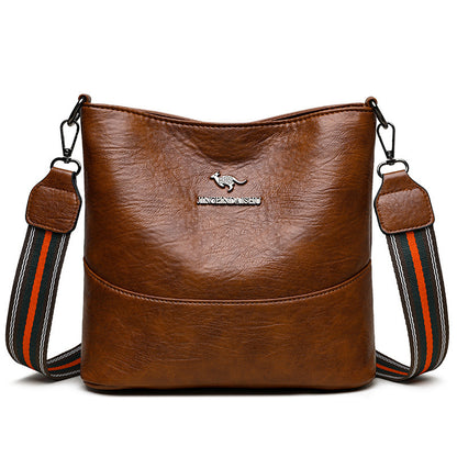 European American Simple Versatile Bucket Bag