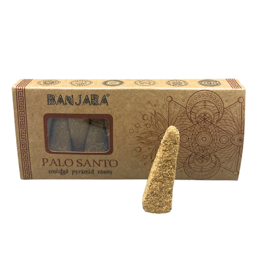 Banjara Smudge Pyramid Cones - Palo Santo