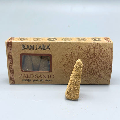 Banjara Smudge Pyramid Cones - Palo Santo