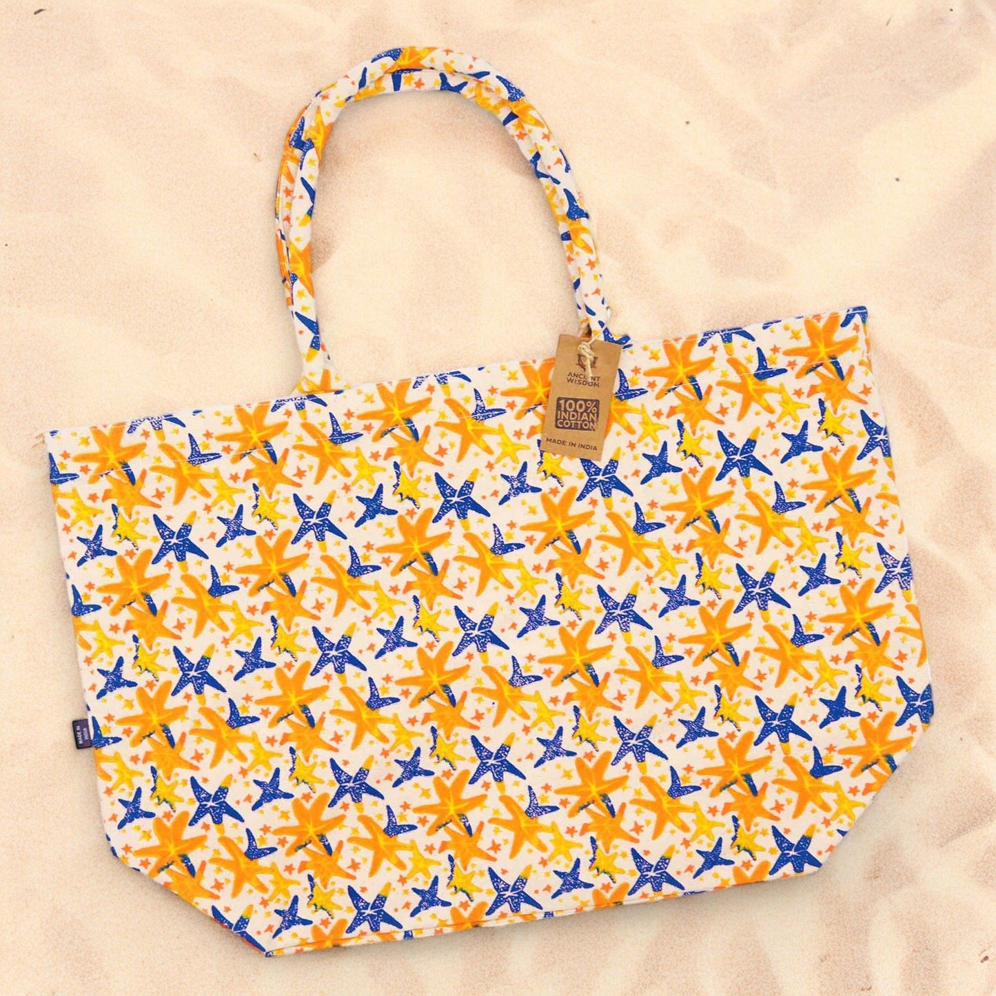 Big Bright Bag - Abstract Starfish