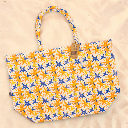 Big Bright Bag - Abstract Starfish